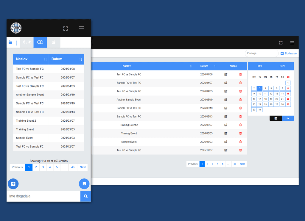 TSC-Scouting - Sport Analytics App